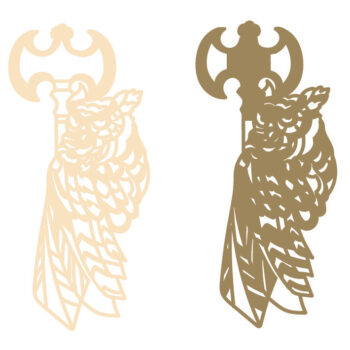 Intra απο ξύλο plywood 3mm-4mm πάχος – Viking Owl Multilayer/Papercut/Laser Δίασταση  20x20 cm INTRAFABR-64136950 - Image 2