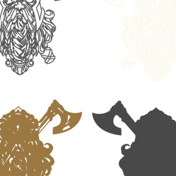 Intra απο ξύλο plywood 3mm-4mm πάχος – Viking Warrior Multilayer/Viking Cut Δίασταση  20x20 cm INTRAFABR-72888319 - Image 2