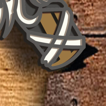 Intra απο ξύλο plywood 3mm-4mm πάχος – Viking Warrior Multilayer/Viking Cut Δίασταση  20x20 cm INTRAFABR-72888319 - Image 6