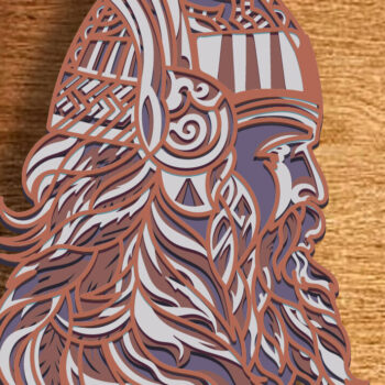 Intra απο ξύλο plywood 3mm-4mm πάχος – Viking Warrior Multilayer/Viking Δίασταση  20x20 cm INTRAFABR-83508082 - Image 1