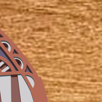 Intra απο ξύλο plywood 3mm-4mm πάχος – Viking Warrior Multilayer/Viking Δίασταση  20x20 cm INTRAFABR-83508082 - Image 6