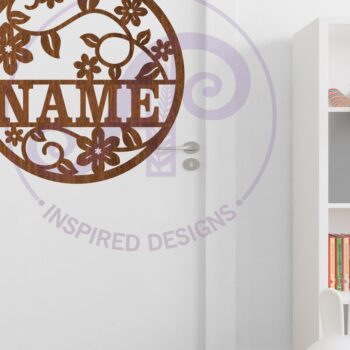 Intra απο ξύλο plywood 3mm-4mm πάχος – Vine Flowers Όνομα Laser Δίασταση  20x20 cm INTRAFABR-100883935 - Image 3