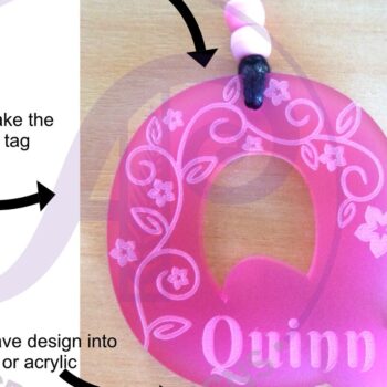 Intra απο ξύλο plywood 3mm-4mm πάχος – Μπρελόκ με Σχέδια Επιστολών με Θέμα Vine Δίασταση  5x5 cm INTRAFABR-96461074 - Image 3