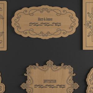 Intra απο ξύλο plywood 3mm-4mm πάχος – Vintage αντίκες διακοσμητικές κορνίζες 271 Δίασταση  20x20 cm INTRAFABR-50062481