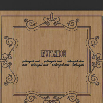 Intra απο ξύλο plywood 3mm-4mm πάχος – Vintage αντίκες διακοσμητικές κορνίζες 271 Δίασταση  20x20 cm INTRAFABR-50062481 - Image 4