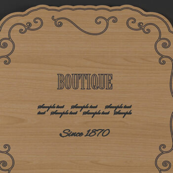 Intra απο ξύλο plywood 3mm-4mm πάχος – Vintage αντίκες διακοσμητικές κορνίζες 271 Δίασταση  20x20 cm INTRAFABR-50062481 - Image 5