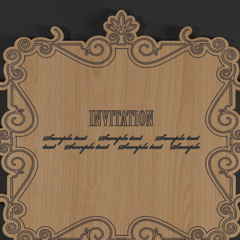 Intra απο ξύλο plywood 3mm-4mm πάχος – Vintage αντίκες διακοσμητικές κορνίζες 271 Δίασταση  20x20 cm INTRAFABR-50062481 - Image 6