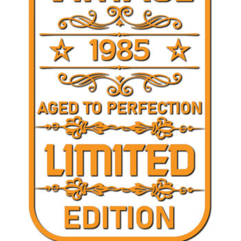 Intra απο ξύλο plywood 3mm-4mm πάχος – Vintage Πακέτο κάρτας γενεθλίων Δίασταση  20x20 cm INTRAFABR-124875478 - Image 5