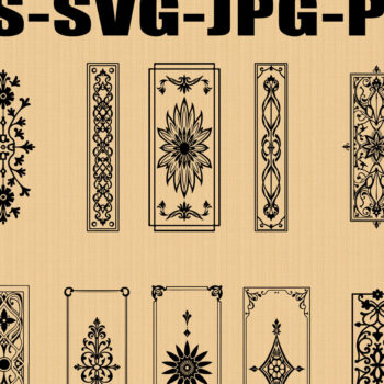 Intra απο ξύλο plywood 3mm-4mm πάχος – Vintage Floral Πακέτο Δίασταση  20x20 cm INTRAFABR-123819314 - Image 1