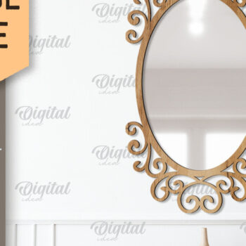 Intra απο ξύλο plywood 3mm-4mm πάχος – Πακέτο Vintage Frames. Κορνίζες καθρέφτη Δίασταση  45x45 cm INTRAFABR-88072376 - Image 4