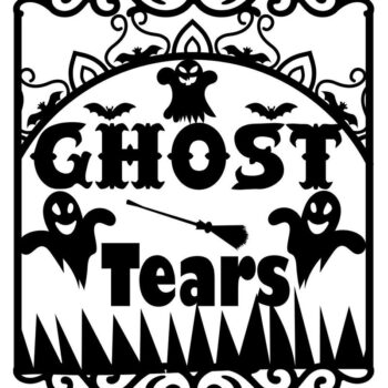 Intra απο ξύλο plywood 3mm-4mm πάχος – Πακέτο vintage Halloween Sign |V-02 Δίασταση  40x30 cm INTRAFABR-38032899 - Image 9