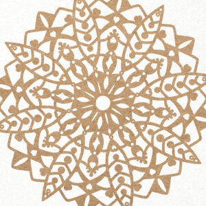 Intra απο ξύλο plywood 3mm-4mm πάχος – Vintage Lace Mandala Papercut Αρχείο Δίασταση  20x20 cm INTRAFABR-24708828