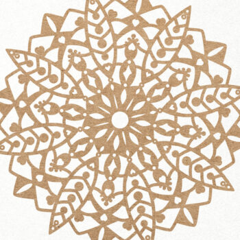 Intra απο ξύλο plywood 3mm-4mm πάχος – Vintage Lace Mandala Papercut Αρχείο Δίασταση  20x20 cm INTRAFABR-24708828 - Image 1