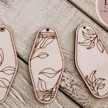 Intra απο ξύλο plywood 3mm-4mm πάχος – Πακέτο μπρελόκ Vintage Motel Δίασταση  5x5 cm INTRAFABR-74519172 - Image 4