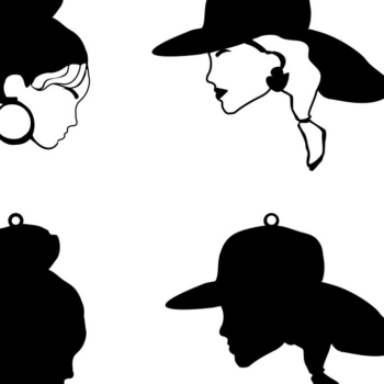 Intra απο ξύλο plywood 3mm-4mm πάχος – Vintage, ρετρό σκουλαρίκι Δίασταση  5x5 cm INTRAFABR-76843295 - Image 4