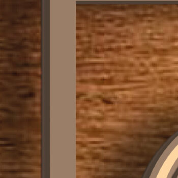 Intra απο ξύλο plywood 3mm-4mm πάχος – Πρότυπο με στρώσεις κοπής λέιζερ ΒΙΟΛΙΟΥ 3D Δίασταση  20x20 cm INTRAFABR-76097044 - Image 8