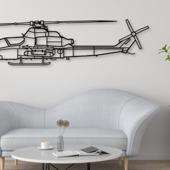 Intra απο ξύλο plywood 3mm-4mm πάχος – Viper Helicoper διανυσματικό αρχείο λέιζερ Δίασταση  20x20 cm INTRAFABR-109928808 - Image 3