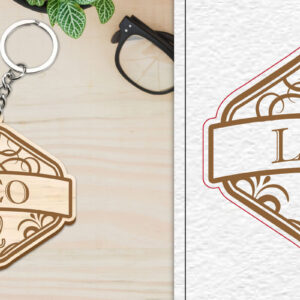 Intra απο ξύλο plywood 3mm-4mm πάχος – Κοπή Laser Μπρελόκ Virgo | Ζώδιο Δίασταση  5x5 cm INTRAFABR-100963670