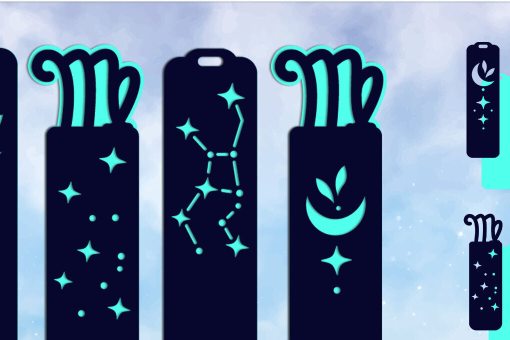 Intra απο ξύλο plywood 3mm-4mm πάχος – Virgo Zodiac Σελιδοδείκτες Layered Δίασταση  20x20 cm INTRAFABR-117116907