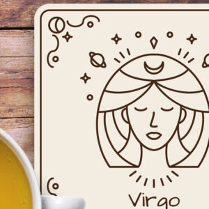 Intra απο ξύλο plywood 3mm-4mm πάχος – Virgo Zodiac Coasters Χαρακτική με λέιζερ Δίασταση  20x20 cm INTRAFABR-122549934