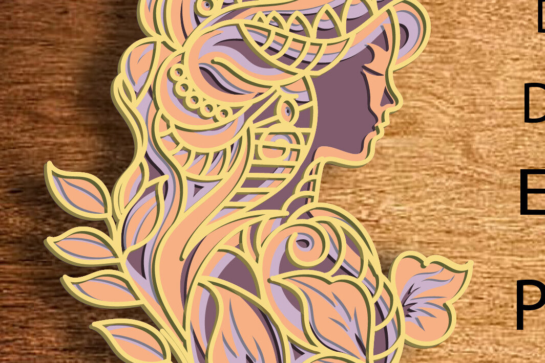 Intra απο ξύλο plywood 3mm-4mm πάχος – Ζώδιο Παρθένος/Πολυεπίπεδη διακόσμηση Δίασταση  20x20 cm INTRAFABR-81137395