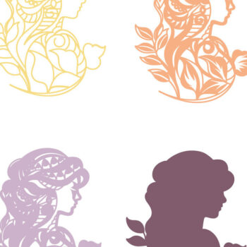 Intra απο ξύλο plywood 3mm-4mm πάχος – Ζώδιο Παρθένος/Πολυεπίπεδη διακόσμηση Δίασταση  20x20 cm INTRAFABR-81137395 - Image 2