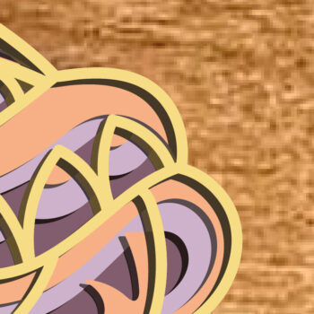 Intra απο ξύλο plywood 3mm-4mm πάχος – Ζώδιο Παρθένος/Πολυεπίπεδη διακόσμηση Δίασταση  20x20 cm INTRAFABR-81137395 - Image 7