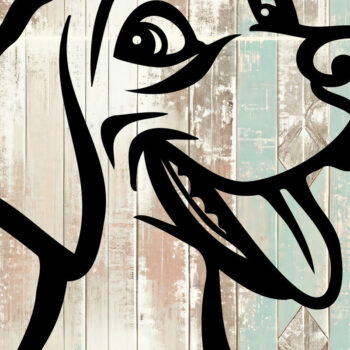 Intra απο ξύλο plywood 3mm-4mm πάχος – Αποκοπή αυτοκόλλητου αυτοκινήτου Viszla Design Δίασταση 40x30 cm INTRAFABR-104622610 - Image 1