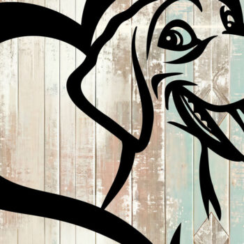 Intra απο ξύλο plywood 3mm-4mm πάχος – Αποκοπή αυτοκόλλητου αυτοκινήτου Viszla Design Δίασταση  40x30 cm INTRAFABR-104622702 - Image 2