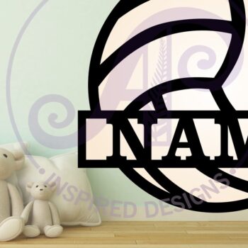 Intra απο ξύλο plywood 3mm-4mm πάχος – Σήμα ονόματος μπάλας βόλεϊ Δίασταση  20x20 cm INTRAFABR-88174059 - Image 2