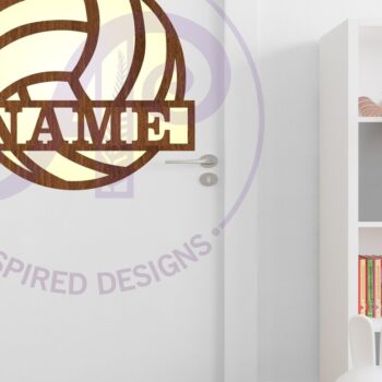 Intra απο ξύλο plywood 3mm-4mm πάχος – Σήμα ονόματος μπάλας βόλεϊ Δίασταση  20x20 cm INTRAFABR-88174059 - Image 4