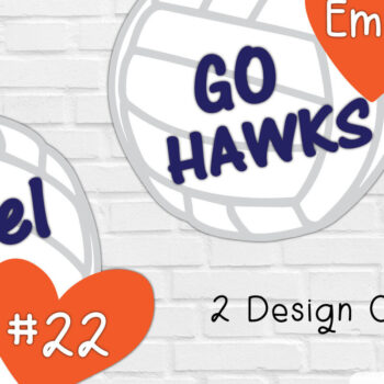 Intra απο ξύλο plywood 3mm-4mm πάχος – Αρχεία κοπής με λέιζερ πινακίδας πόρτας βόλεϊ Δίασταση  20x20 cm INTRAFABR-65465046 - Image 2