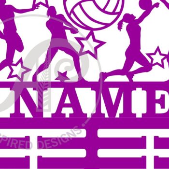 Intra απο ξύλο plywood 3mm-4mm πάχος – Σήμα κατόχου μεταλλίου βόλεϊ Δίασταση  20x20 cm INTRAFABR-68180772 - Image 3