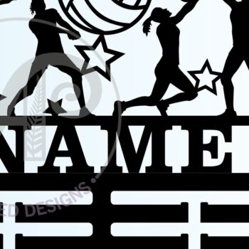 Intra απο ξύλο plywood 3mm-4mm πάχος – Σήμα κατόχου μεταλλίου βόλεϊ Δίασταση  20x20 cm INTRAFABR-68180772 - Image 4