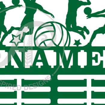 Intra απο ξύλο plywood 3mm-4mm πάχος – Σήμα κατόχου μεταλλίου βόλεϊ ανδρών Δίασταση  20x20 cm INTRAFABR-68180302 - Image 3