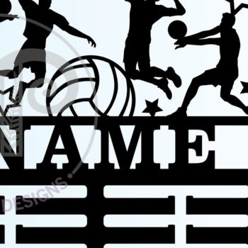 Intra απο ξύλο plywood 3mm-4mm πάχος – Σήμα κατόχου μεταλλίου βόλεϊ ανδρών Δίασταση  20x20 cm INTRAFABR-68180302 - Image 4