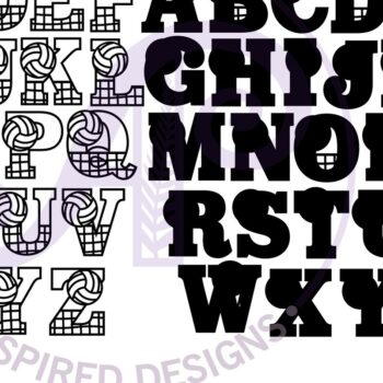 Intra απο ξύλο plywood 3mm-4mm πάχος – Δίχτυ βόλεϊ και αλφάβητο γραμμάτων μπάλας Δίασταση  20x20 cm INTRAFABR-90283997 - Image 4