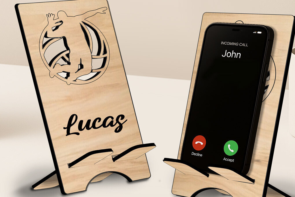 Intra απο ξύλο plywood 3mm-4mm πάχος – Βάση τηλεφώνου Volleyball Αρσενικό Δίασταση  20x20 cm INTRAFABR-122774804