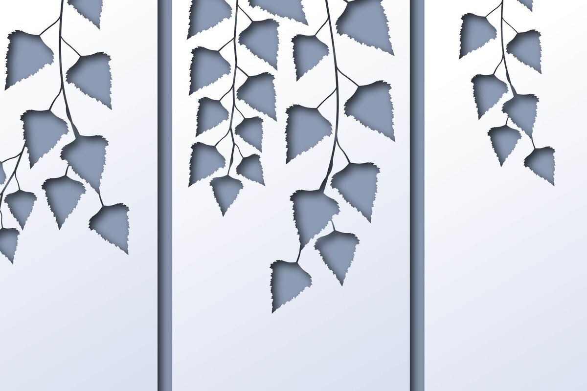 Intra απο ξύλο plywood 3mm-4mm πάχος – Wall Art 3D, Birch Branches Δίασταση  40x30 cm INTRAFABR-11589983