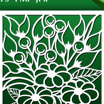 Intra απο ξύλο plywood 3mm-4mm πάχος – Τοίχο Art Deco Panel Laser CNC CNC Δίασταση  45x45 cm INTRAFABR-28282587 - Image 1