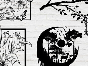 Intra απο ξύλο plywood 3mm-4mm πάχος – Πακέτο κοπής με λέιζερ διακόσμησης εσωτερικού χώρου τέχνης τοίχου Δίασταση  40x30 cm INTRAFABR-65756129 - Image 1