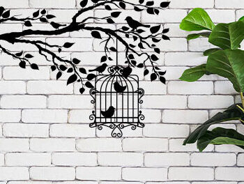 Intra απο ξύλο plywood 3mm-4mm πάχος – Πακέτο κοπής με λέιζερ διακόσμησης εσωτερικού χώρου τέχνης τοίχου Δίασταση  40x30 cm INTRAFABR-65756129 - Image 2