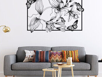 Intra απο ξύλο plywood 3mm-4mm πάχος – Πακέτο κοπής με λέιζερ διακόσμησης εσωτερικού χώρου τέχνης τοίχου Δίασταση  40x30 cm INTRAFABR-65756129 - Image 5