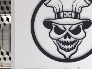 Intra απο ξύλο plywood 3mm-4mm πάχος – Wall Art Set Skull Head Σετ Δίασταση  40x30 cm INTRAFABR-75171028 - Image 3