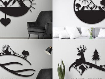 Intra απο ξύλο plywood 3mm-4mm πάχος – Πακέτο Wall Art Δίασταση  40x30 cm INTRAFABR-84117509 - Image 4