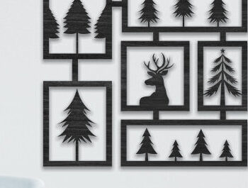 Intra απο ξύλο plywood 3mm-4mm πάχος – Πακέτο Wall Art Δίασταση  40x30 cm INTRAFABR-84117509 - Image 13