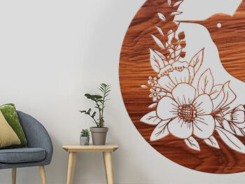 Intra απο ξύλο plywood 3mm-4mm πάχος – Πακέτο κοπής με λέιζερ Wall Art Moon Δίασταση  40x30 cm INTRAFABR-101051776 - Image 4