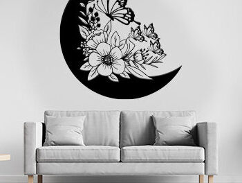 Intra απο ξύλο plywood 3mm-4mm πάχος – Πακέτο κοπής με λέιζερ Wall Art Moon Δίασταση  40x30 cm INTRAFABR-101051776 - Image 7