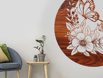 Intra απο ξύλο plywood 3mm-4mm πάχος – Πακέτο κοπής με λέιζερ Wall Art Moon Δίασταση  40x30 cm INTRAFABR-101051776 - Image 8