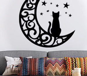 Intra απο ξύλο plywood 3mm-4mm πάχος – Wall Art Moon Δίασταση  40x30 cm INTRAFABR-101049578